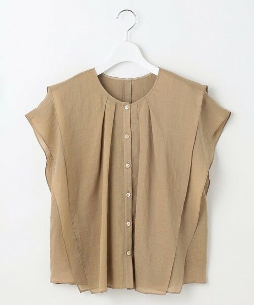 S size ONWARD(小さいサイズ) / エスサイズオンワード シャツ・ブラウス | 【カタログ掲載・接触冷感・洗える】シアーラミーローンフリル ブラウス | 詳細13