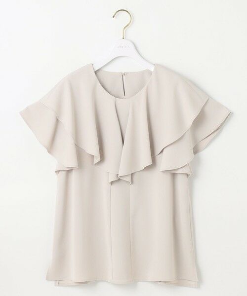 S size ONWARD(小さいサイズ) / エスサイズオンワード シャツ・ブラウス | 【接触冷感・吸水速乾・UVカット】サラキレイ フリル ブラウス | 詳細4