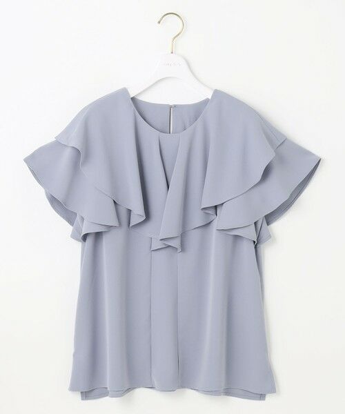 S size ONWARD(小さいサイズ) / エスサイズオンワード シャツ・ブラウス | 【接触冷感・吸水速乾・UVカット】サラキレイ フリル ブラウス | 詳細7