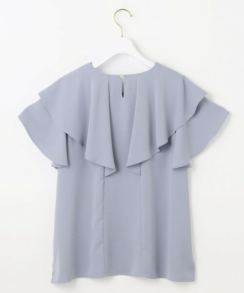 S size ONWARD(小さいサイズ) / エスサイズオンワード シャツ・ブラウス | 【接触冷感・吸水速乾・UVカット】サラキレイ フリル ブラウス | 詳細4