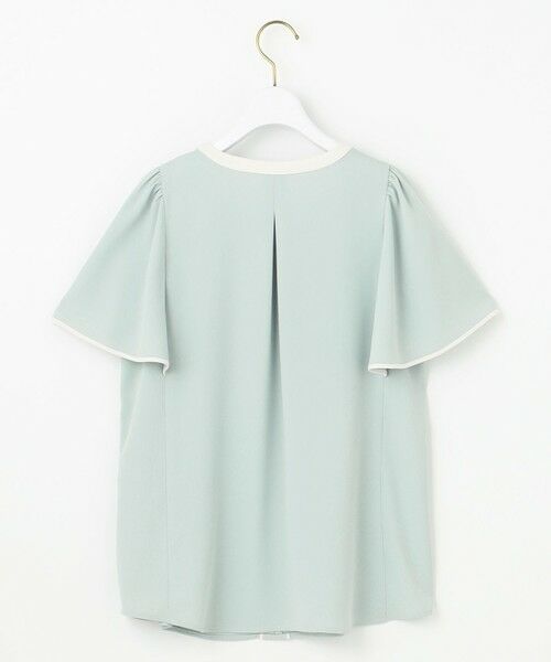 S size ONWARD(小さいサイズ) / エスサイズオンワード シャツ・ブラウス | 【洗える】バイカラーフレア ブラウス | 詳細7