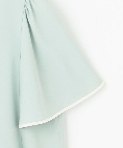 S size ONWARD(小さいサイズ) / エスサイズオンワード シャツ・ブラウス | 【洗える】バイカラーフレア ブラウス | 詳細10