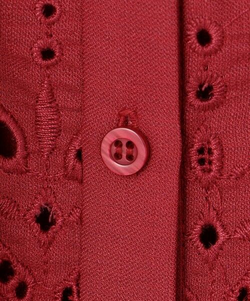 S size ONWARD(小さいサイズ) / エスサイズオンワード シャツ・ブラウス | 【洗える】カットワークエンブロイダリー ブラウス | 詳細18