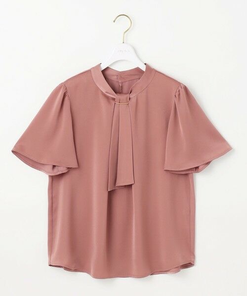 S size ONWARD(小さいサイズ) / エスサイズオンワード シャツ・ブラウス | 【洗える】4WAY半袖 ボウブラウス | 詳細9