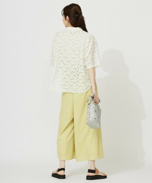 S size ONWARD(小さいサイズ) / エスサイズオンワード シャツ・ブラウス | 【洗える】レース シャツ | 詳細3