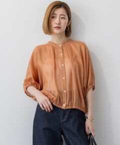 S size ONWARD(小さいサイズ) / エスサイズオンワード シャツ・ブラウス | 【洗える】ソフトシアーフィルム コンパクト ブラウス