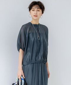 S size ONWARD(小さいサイズ) / エスサイズオンワード シャツ・ブラウス | 【洗える】ソフトシアーフィルム コンパクト ブラウス