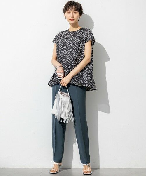 S size ONWARD(小さいサイズ) / エスサイズオンワード シャツ・ブラウス | 【洗える】エスパドリーユ プリント ブラウス | 詳細2