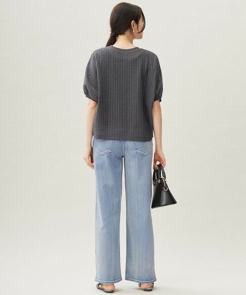 S size ONWARD(小さいサイズ) / エスサイズオンワード カットソー | 【カタログ掲載・洗える】チェックジャカード カットソー | 詳細13