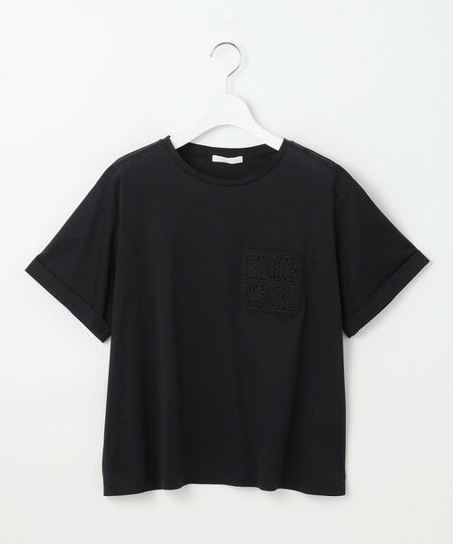 S size ONWARD(小さいサイズ) / エスサイズオンワード カットソー | 【カタログ掲載・洗える】クロッシェポケット Tシャツ | 詳細19