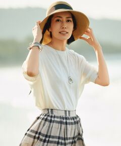 S size ONWARD(小さいサイズ) / エスサイズオンワード カットソー | 【カタログ掲載・接触冷感・UVケア・洗える】ドレーピードルマンスリーブ ニットソー