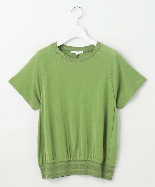 S size ONWARD(小さいサイズ) / エスサイズオンワード カットソー | 【接触冷感・UVケア・洗える】ドレーピーラグランスリーブ ニットソー | 詳細4