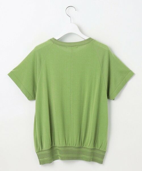S size ONWARD(小さいサイズ) / エスサイズオンワード カットソー | 【接触冷感・UVケア・洗える】ドレーピーラグランスリーブ ニットソー | 詳細9
