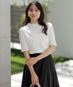新品　オンワード 今季【杏さん着用】オーガンジービスチェ コンビ カットソ　38 杏さん着用/WEB&一部店舗限定カラーあり】オーガンジービスチェ