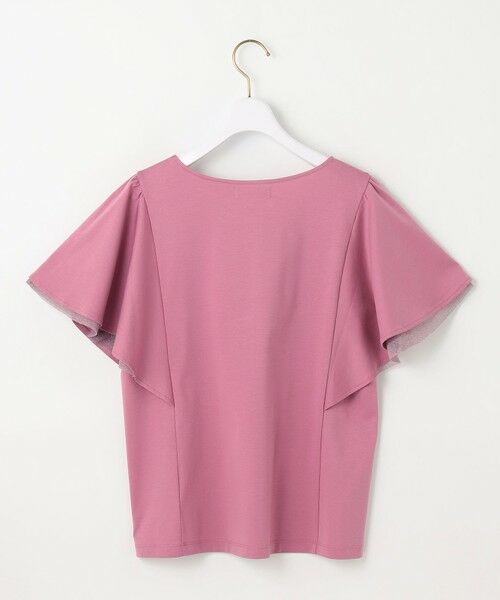 S size ONWARD(小さいサイズ) / エスサイズオンワード カットソー | 【接触冷感・UVケア】着映えフリルスリーブ カットソー | 詳細9