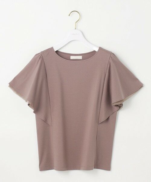 S size ONWARD(小さいサイズ) / エスサイズオンワード カットソー | 【接触冷感・UVケア】着映えフリルスリーブ カットソー | 詳細16