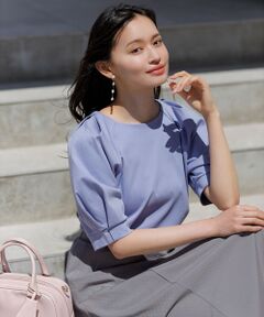 S size ONWARD(小さいサイズ) / エスサイズオンワード カットソー | 【接触冷感・UVケア】着映えタックスリーブ カットソー