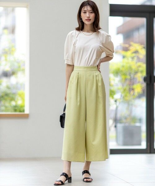 S size ONWARD(小さいサイズ) / エスサイズオンワード カットソー | 【接触冷感・UVケア】着映えタックスリーブ カットソー | 詳細2