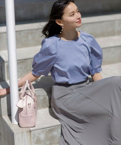 S size ONWARD(小さいサイズ) / エスサイズオンワード カットソー | 【接触冷感・UVケア】着映えタックスリーブ カットソー | 詳細21