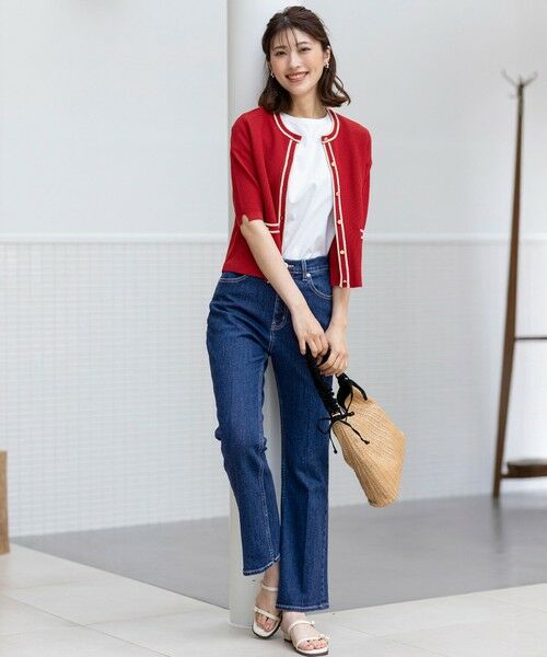 S size ONWARD(小さいサイズ) / エスサイズオンワード カットソー | 【洗える】ビジュー付き カットソー | 詳細4