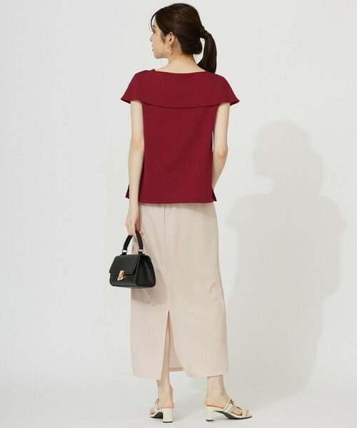 S size ONWARD(小さいサイズ) / エスサイズオンワード カットソー | ケープディテール カットソー | 詳細10