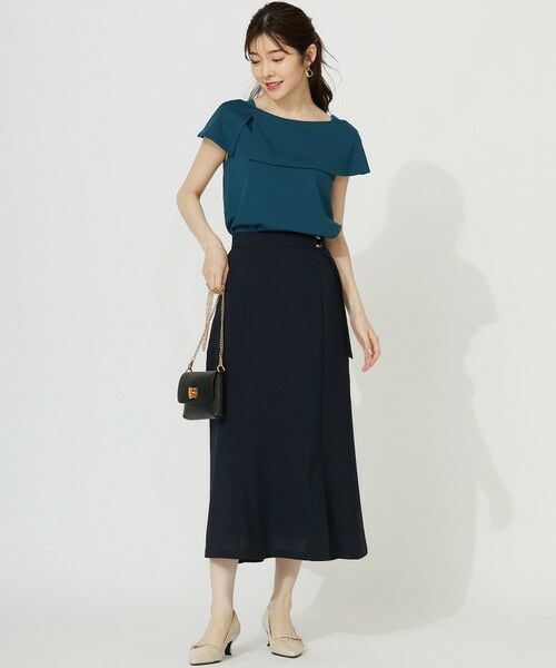 S size ONWARD(小さいサイズ) / エスサイズオンワード カットソー | ケープディテール カットソー | 詳細9