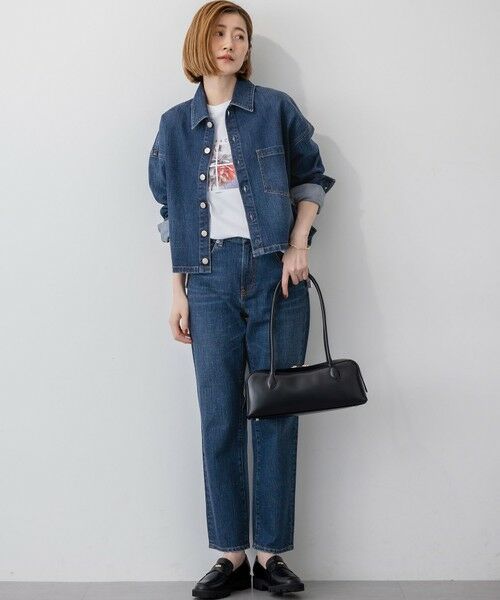 S size ONWARD(小さいサイズ) / エスサイズオンワード カットソー | 【洗える】JANE PACKERコラボ フォトプリント Tシャツ | 詳細3