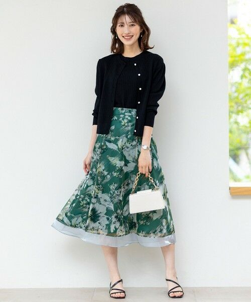 S size ONWARD(小さいサイズ) / エスサイズオンワード ニット・セーター | 【洗える】レーシ−ディテールフレンチ ニット | 詳細9