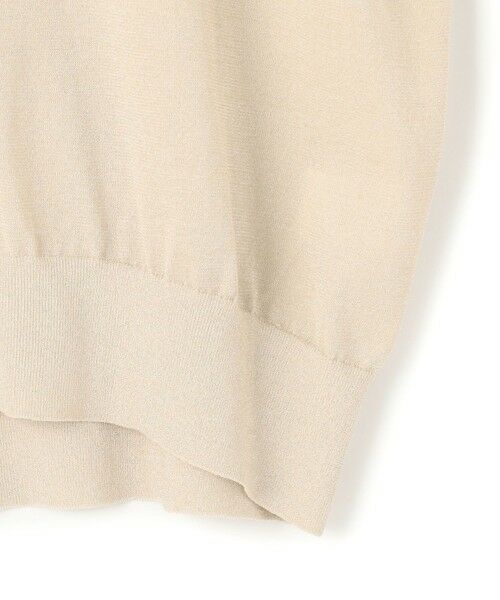 S size ONWARD(小さいサイズ) / エスサイズオンワード ニット・セーター | 【洗える】クリスピーシアールレックス ギャザースリーブ ラメ ニット | 詳細11