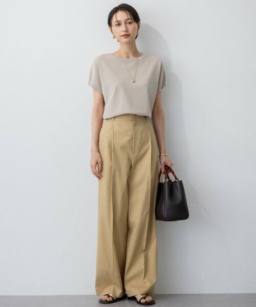 S size ONWARD(小さいサイズ) / エスサイズオンワード ニット・セーター | 【洗える】レーヨンポリエステルストレッチ プルオーバー ラメニット | 詳細5