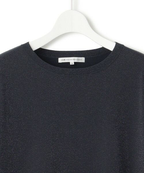 S size ONWARD(小さいサイズ) / エスサイズオンワード ニット・セーター | 【洗える】レーヨンポリエステルストレッチ プルオーバー ラメニット | 詳細15