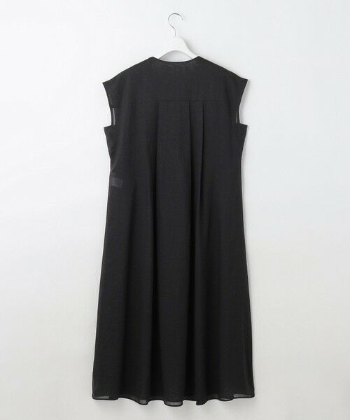 S size ONWARD(小さいサイズ) / エスサイズオンワード ロング・マキシ丈ワンピース | 【カタログ掲載・接触冷感・洗える】シアーラミーローンフレンチスリーブ ワンピース | 詳細12