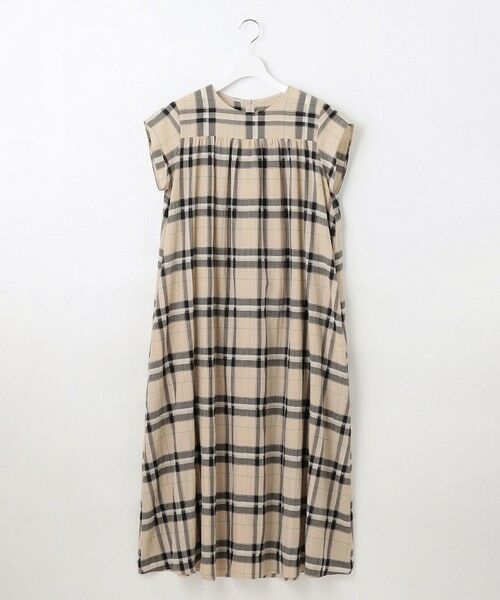 S size ONWARD(小さいサイズ) / エスサイズオンワード ロング・マキシ丈ワンピース | 【カタログ掲載・洗える】シアーブライトチェック ワンピース | 詳細5