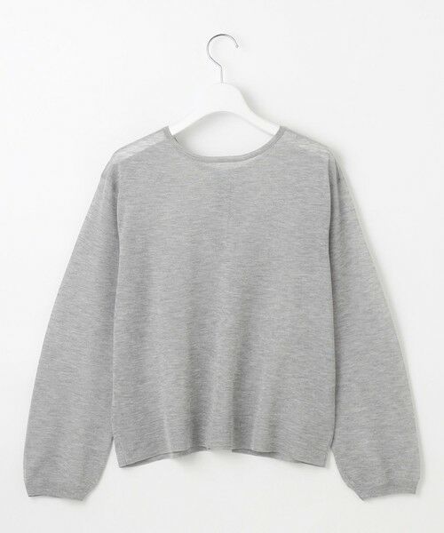 S size ONWARD(小さいサイズ) / エスサイズオンワード ロング・マキシ丈ワンピース | 【WEB限定・洗える】シアーカーデ×ジャージードレス セット | 詳細12