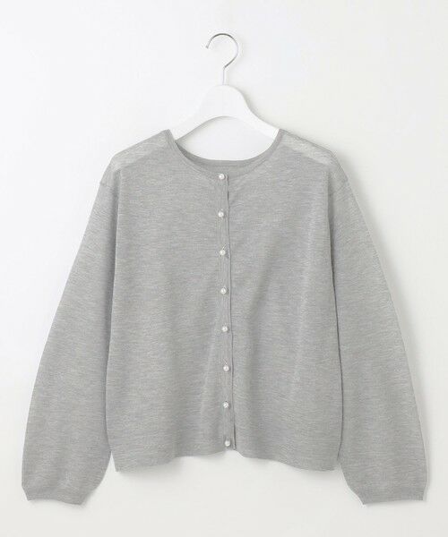 S size ONWARD(小さいサイズ) / エスサイズオンワード ロング・マキシ丈ワンピース | 【WEB限定・洗える】シアーカーデ×ジャージードレス セット | 詳細7