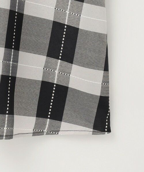 S size ONWARD(小さいサイズ) / エスサイズオンワード ロング・マキシ丈ワンピース | 【洗える】チェックドッキング ワンピース | 詳細5