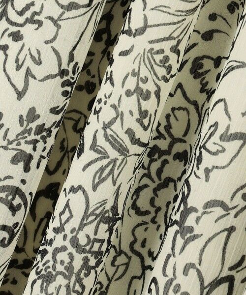 S size ONWARD(小さいサイズ) / エスサイズオンワード ロング・マキシ丈ワンピース | 【洗える】アンティークフラワープリント ワンピース | 詳細13