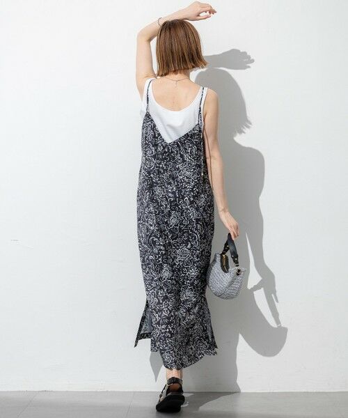 S size ONWARD(小さいサイズ) / エスサイズオンワード ロング・マキシ丈ワンピース | 【洗える】アンティークフラワープリント キャミソールワンピース | 詳細2