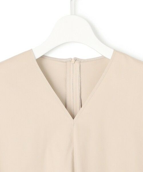 S size ONWARD(小さいサイズ) / エスサイズオンワード ロング・マキシ丈ワンピース | 【接触冷感/撥水加工/洗える】ストレッチブロード Vネックワンピース | 詳細9