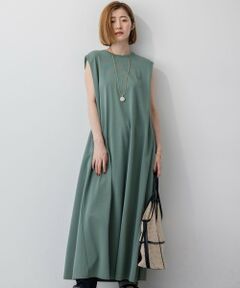 S size ONWARD(小さいサイズ) / エスサイズオンワード ロング・マキシ丈ワンピース | 【Oggi8月号掲載/接触冷感/洗える】ツイストコットンプレーティング スリーブレスワンピース