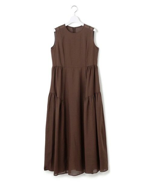 S size ONWARD(小さいサイズ) / エスサイズオンワード ロング・マキシ丈ワンピース | 【一部店舗限定/接触冷感/洗える】ラミータンブラー ノースリーブ ワンピース | 詳細17