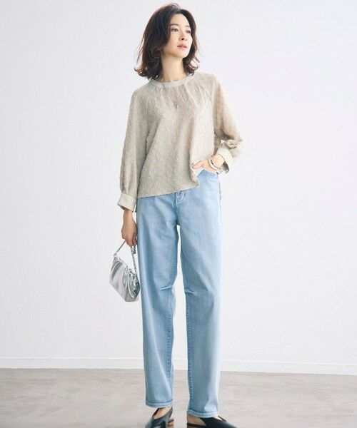 S size ONWARD(小さいサイズ) / エスサイズオンワード デニムパンツ | ウスカルデニムダーツカーブ パンツ | 詳細7