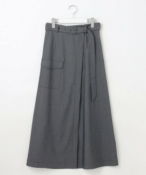 S size ONWARD(小さいサイズ) / エスサイズオンワード ミニ・ひざ丈スカート | 【カタログ掲載・接触冷感・UVカット・洗える】デニムライクボトムフレア スカート | 詳細12