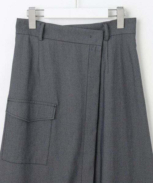 S size ONWARD(小さいサイズ) / エスサイズオンワード ミニ・ひざ丈スカート | 【カタログ掲載・接触冷感・UVカット・洗える】デニムライクボトムフレア スカート | 詳細22