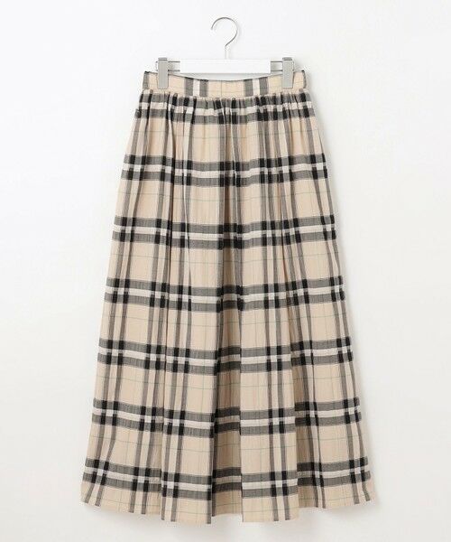 S size ONWARD(小さいサイズ) / エスサイズオンワード ミニ・ひざ丈スカート | 【カタログ掲載・洗える】シアーブライトチェック スカート | 詳細7