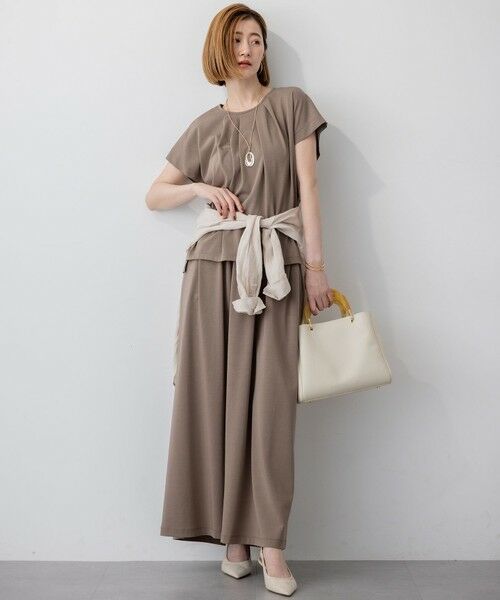 S size ONWARD(小さいサイズ) / エスサイズオンワード ミニ・ひざ丈スカート | 【WEB&一部店舗限定/接触冷感/洗える】ツイストコットンプレーティング スカート | 詳細28