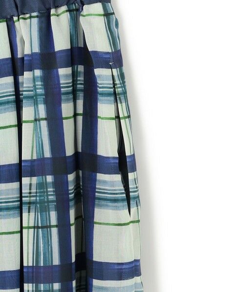 S size ONWARD(小さいサイズ) / エスサイズオンワード ミニ・ひざ丈スカート | 【WEB&一部店舗限定/洗える】手書き風チェックプリント ギャザー スカート | 詳細19