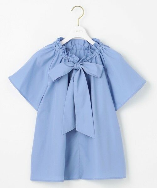 S size ONWARD(小さいサイズ) / エスサイズオンワード シャツ・ブラウス | 【洗える】ギャザーネック ブラウス | 詳細4