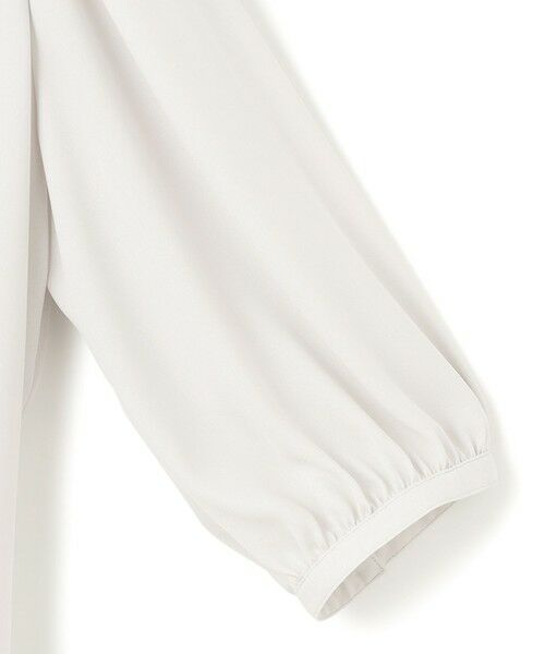 S size ONWARD(小さいサイズ) / エスサイズオンワード シャツ・ブラウス | ライトバックサテンアムンゼン ギャザーブラウス | 詳細8