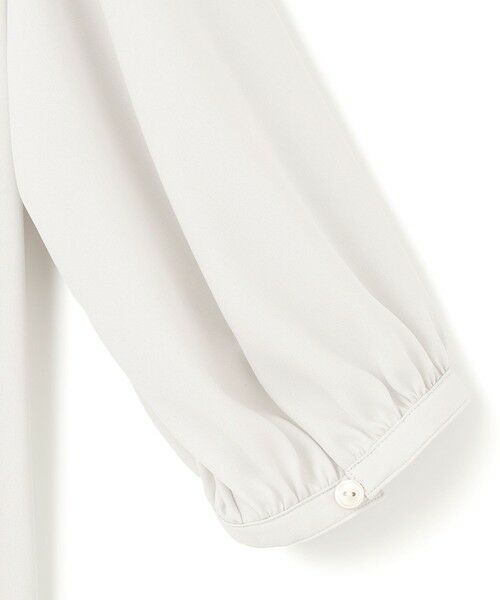 S size ONWARD(小さいサイズ) / エスサイズオンワード シャツ・ブラウス | ライトバックサテンアムンゼン ギャザーブラウス | 詳細10